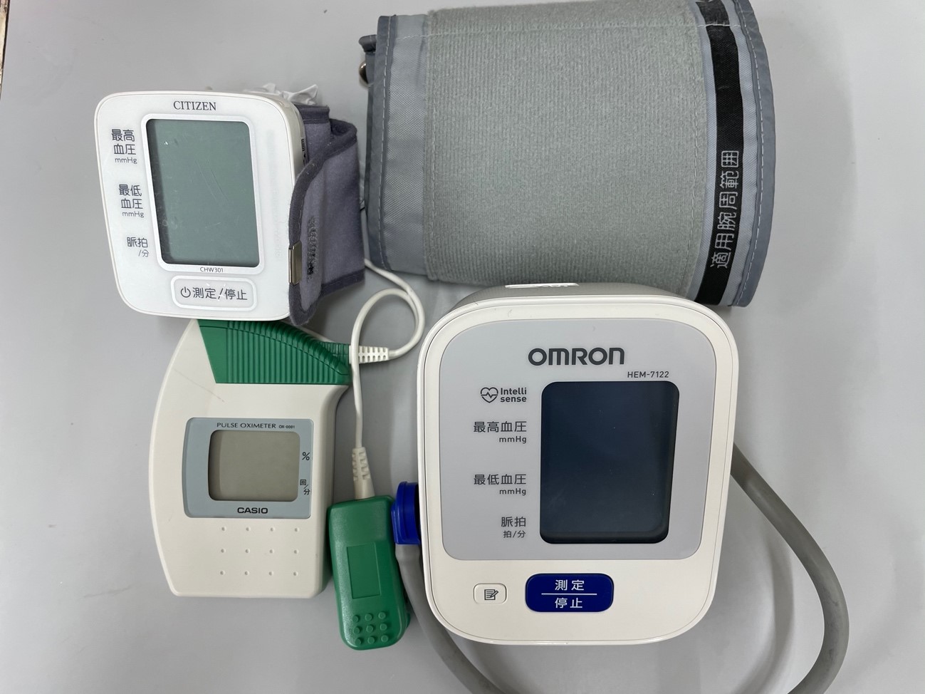血圧計とパルスオキシンメーター
