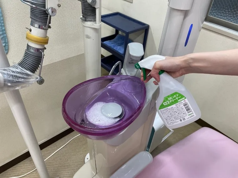 スピットン消毒