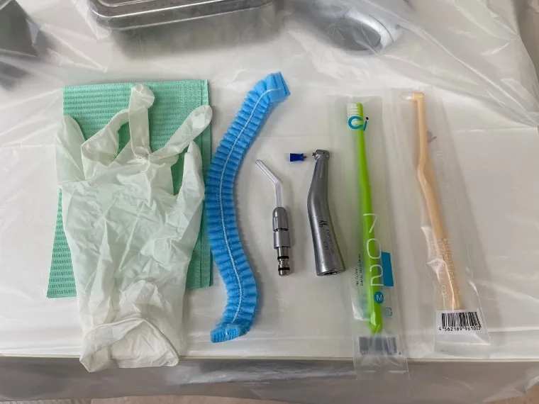 各種ディスポ製品の使用