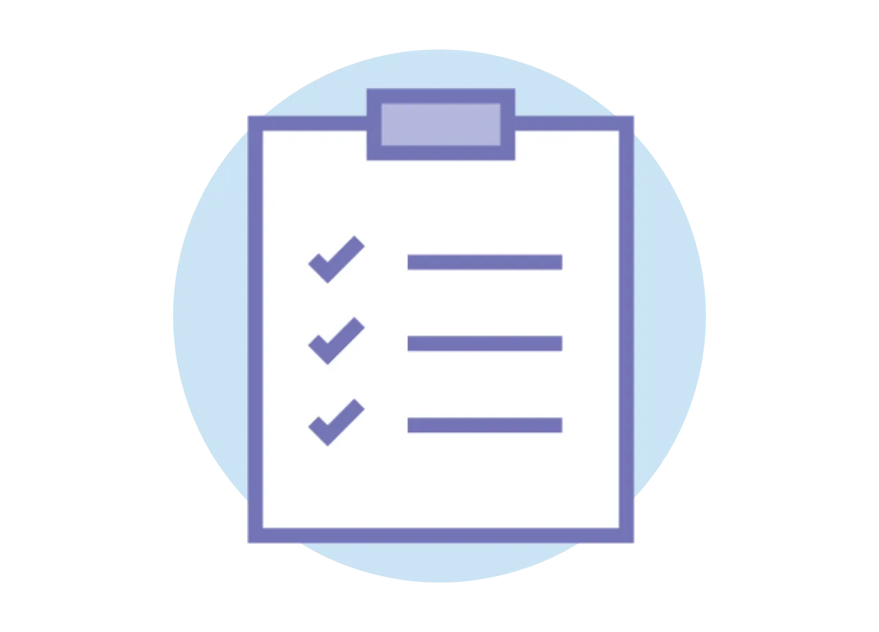 問診表のイメージイラスト